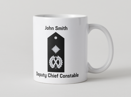 Police Mugs UK Veteran Personalised Epaulettes