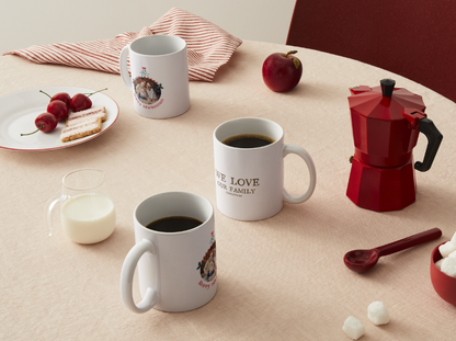 Personalised Christmas Mug & Coaster Set – Family Photo Gift