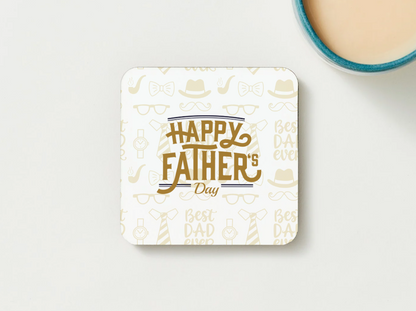 Father's Day Coasters SET of 2 or 4 Happy Fathers Day