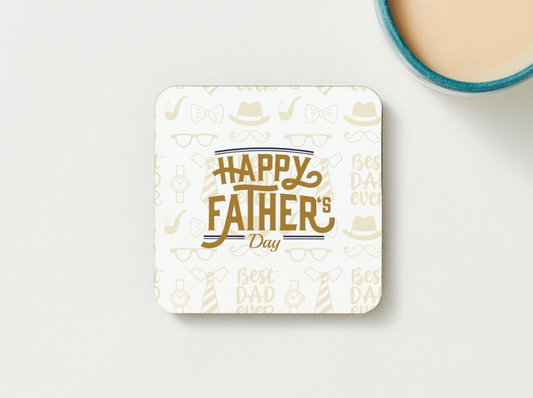 Father's Day Coasters SET of 2 or 4 Happy Fathers Day