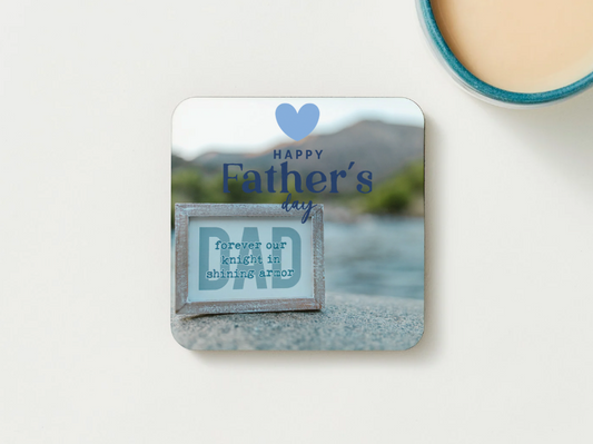 Father's Day Coasters SET of 2 or 4 Happy Fathers Day