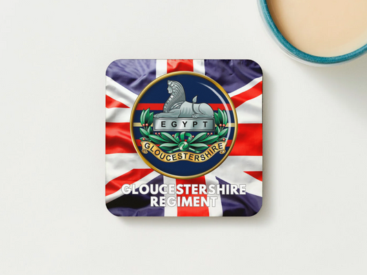 Gloucestershire Regiment Military Coaster set of 2 or 4