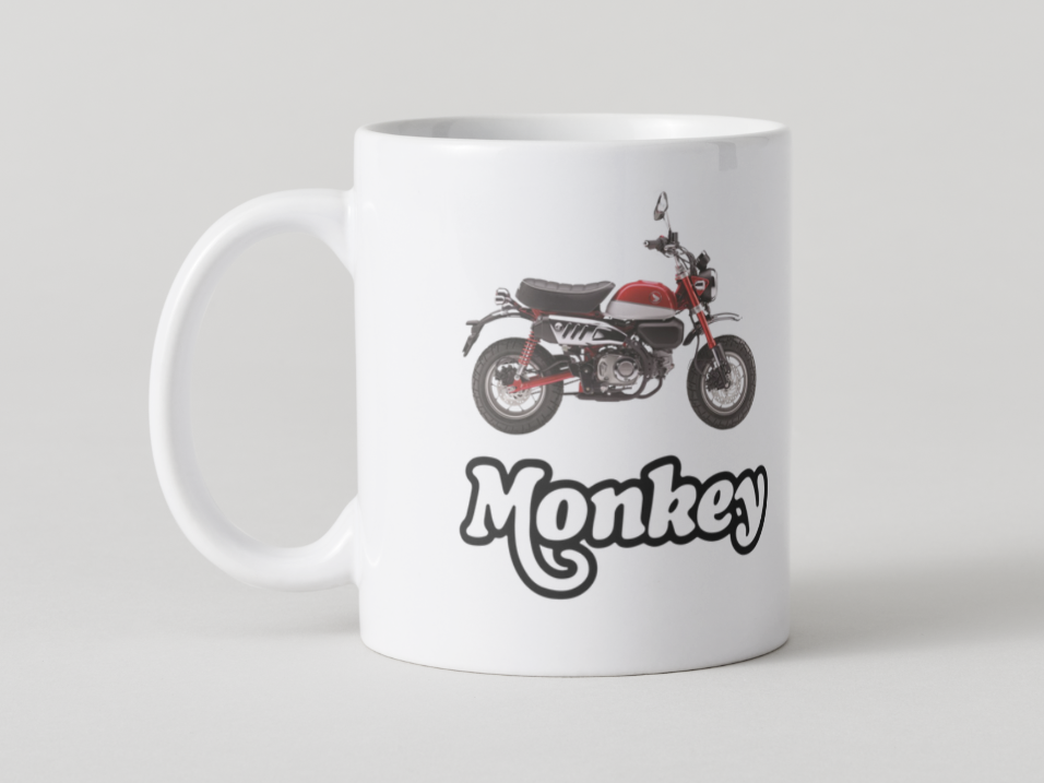 Honda Monkey 125 Mug & Coaster Set – Perfect for Bike Enthusiasts