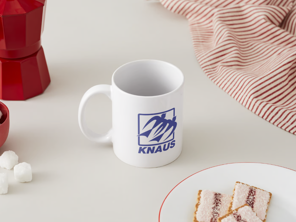 Knaus Motorhome Mug manufacturer logo the perfect motorhome accessory