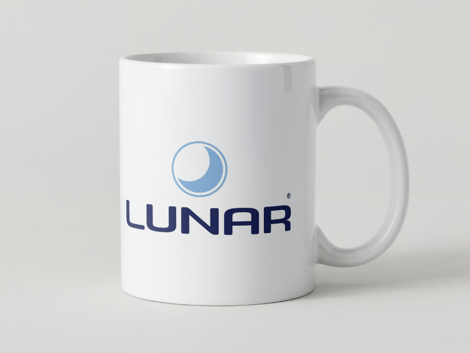 Lunar Motorhome Mug manufacturer logo the perfect motorhome accessory
