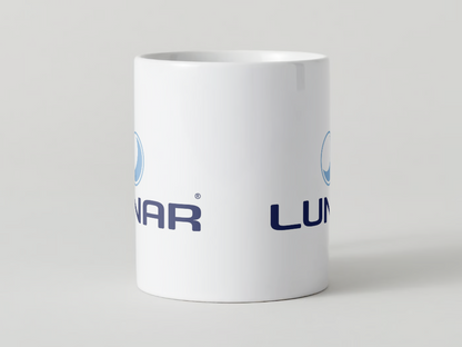 Lunar Motorhome Mug manufacturer logo the perfect motorhome accessory