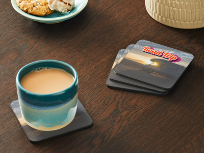 Motorhome Coasters Campervan SET of 2 or 4 Road Trip