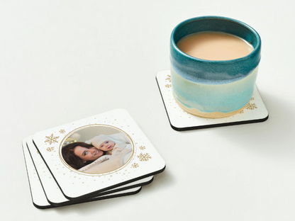 Mum & Baby Christmas Mug & Coaster Set – Festive Family Gift
