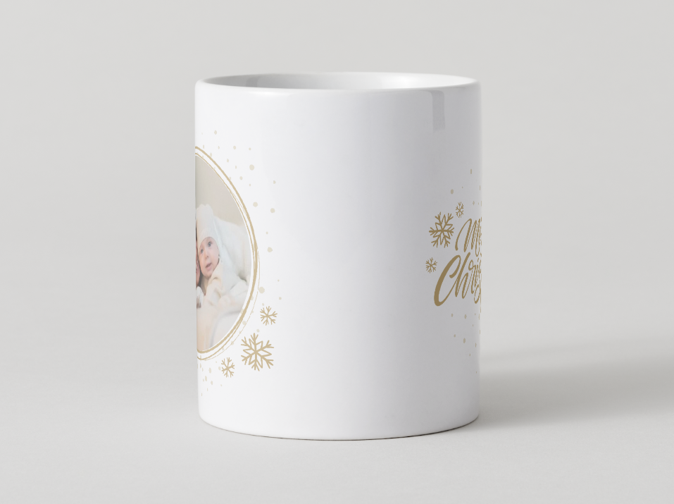 Mum & Baby Christmas Mug & Coaster Set – Festive Family Gift