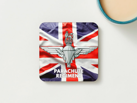 Parachute Regiment Military Coaster set of 2 or 4