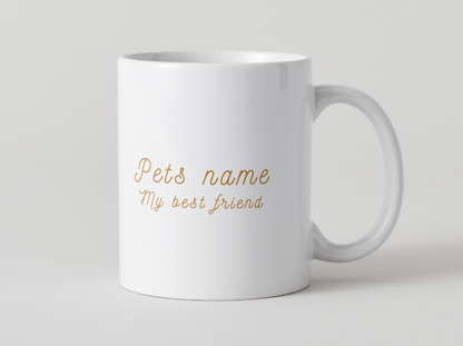 Personalised Pet Christmas Mug & Coaster Set – Celebrate Your Furry Friend