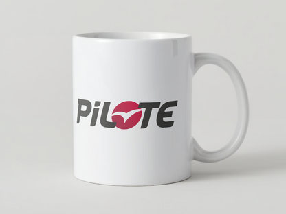 Pilote Motorhome Mug manufacturer logo the perfect motorhome accessory