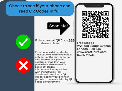 Alzheimers & Memory Emergency Contact Tag with QR Code Black Round Metal (2 Tags included)