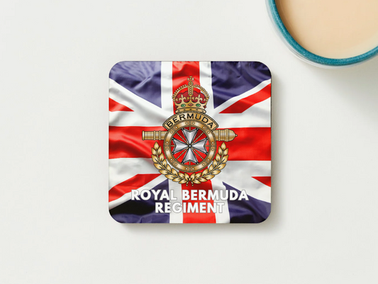 Royal Bermuda Regiment Military Coaster set of 2 or 4