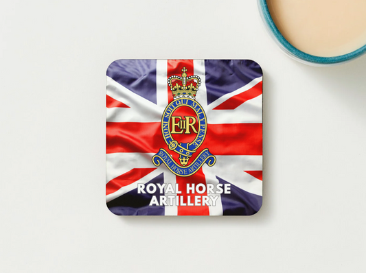 Royal Horse Artillery Military Coaster set of 2 or 4