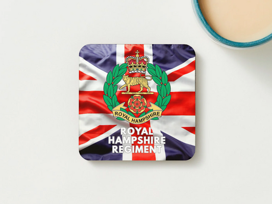 Royal Hampshire Regiment Military Coaster set of 2 or 4