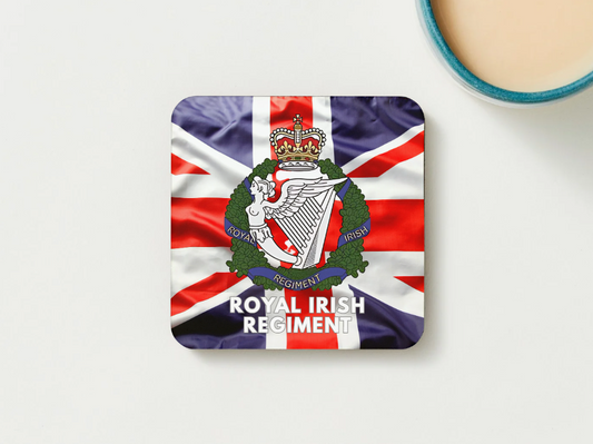 Royal Irish Regiment Military Coaster set of 2 or 4