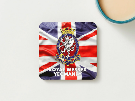 Royal Wessex Yeomanry Military Coaster set of 2 or 4