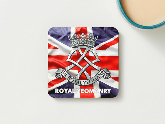 Royal Yeomanry Military Coaster set of 2 or 4