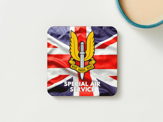 Special Air Service Military Coaster set of 2 or 4