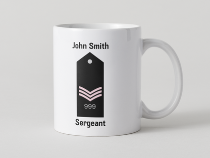 Police Mugs UK Veteran Personalised Epaulettes