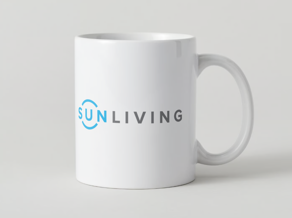 Sun Living Motorhome Mug manufacturer logo the perfect motorhome accessory