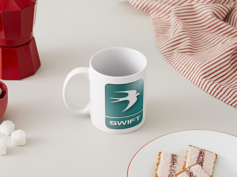 Swift Motorhome Mug manufacturer logo the perfect motorhome accessory