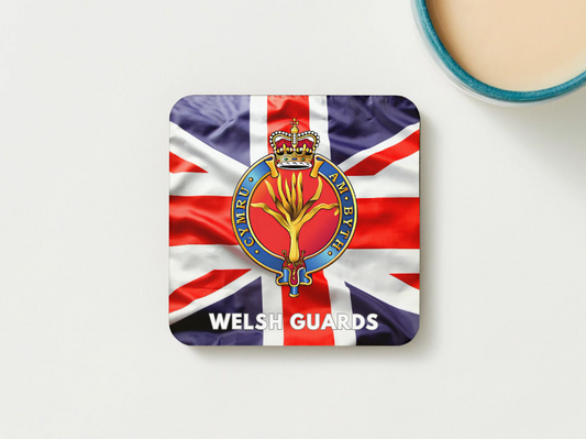 Welsh Guards Military Coaster set of 2 or 4