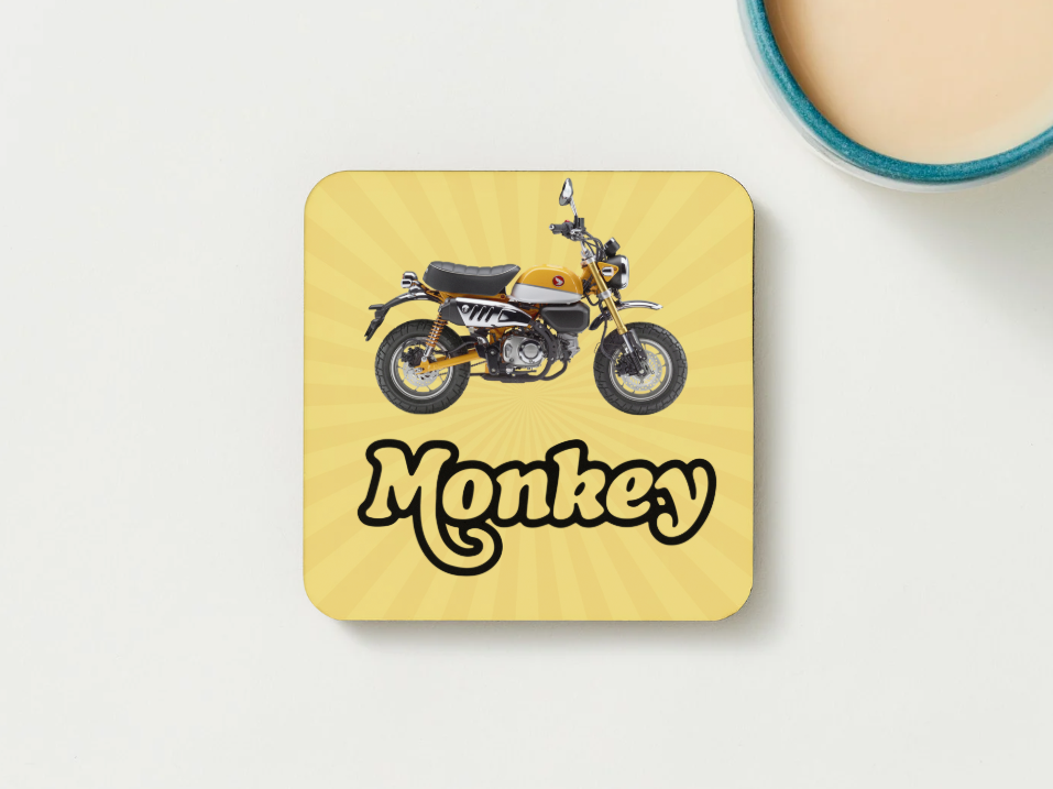 Honda Monkey 125 Mug & Coaster Set – Perfect for Bike Enthusiasts
